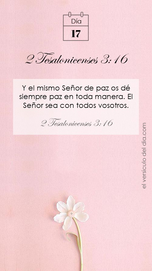 2 Tesalonicenses 3:16