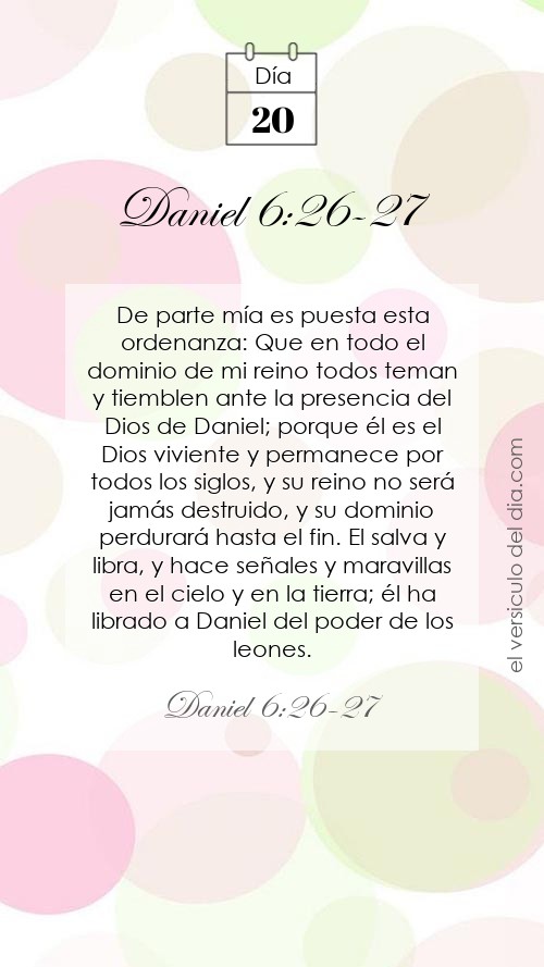 Daniel 6:26-27