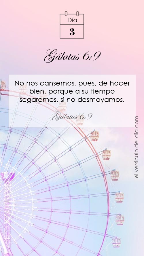 Gálatas 6:9