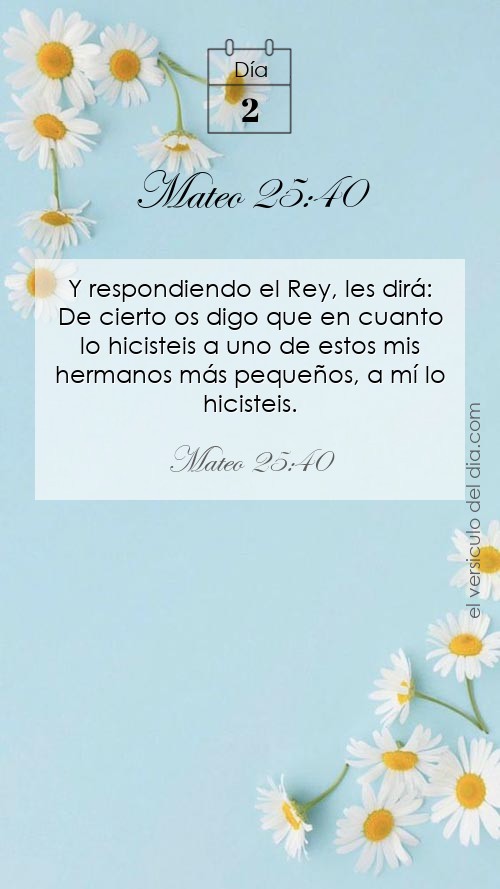 Mateo 25:40