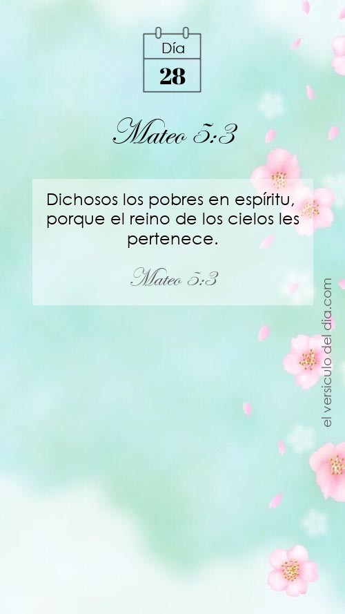 Mateo 5:3