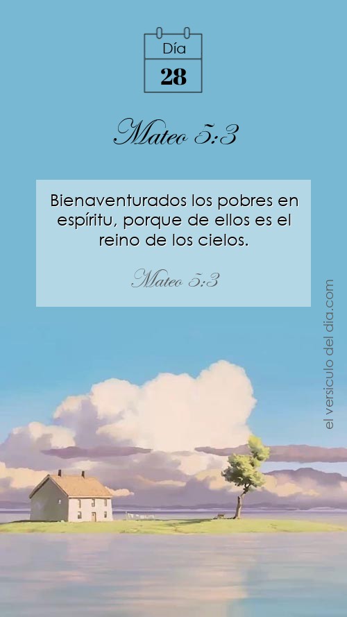 Mateo 5:3