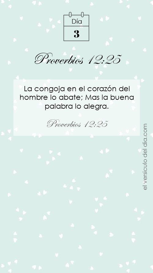Proverbios 12:25