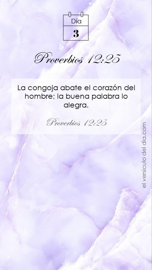 Proverbios 12:25