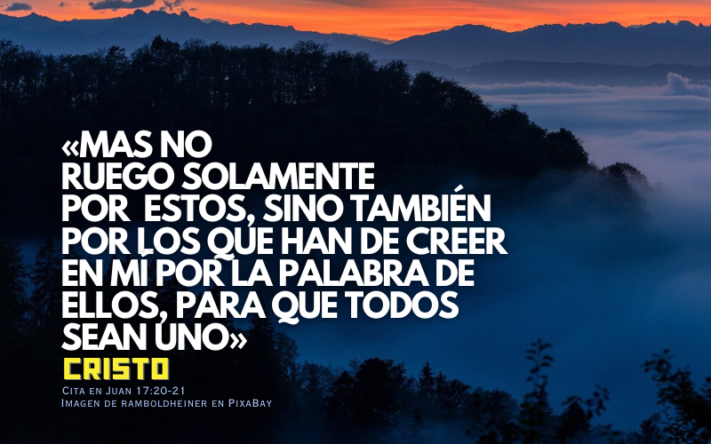 Mas no  ruego solamente  por  estos, sino también  por los que han de creer en mí por la palabra de ellos, para que todos  sean uno.png