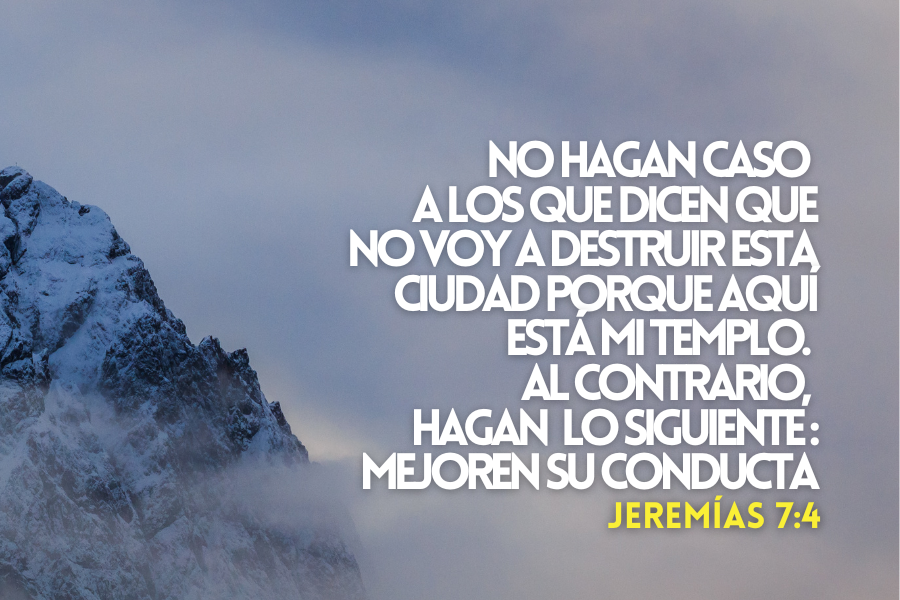 No les presten atención a esos que andan asegurando que no voy a destruir esta ciudad porque aquí está mi templo. Al contrario, hagan lo siguiente ’Mejoren su conducta,.png
