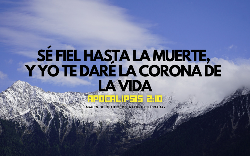 Sé fiel hasta la muerte, y yo te daré la corona de la vidaSé fiel hasta la muerte, y yo te daré la corona de la vida.png