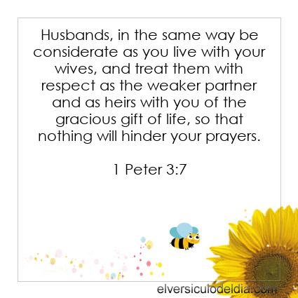 1-Peter-3-7-NIV-verse-of-the-day - Imagen Verse of the day