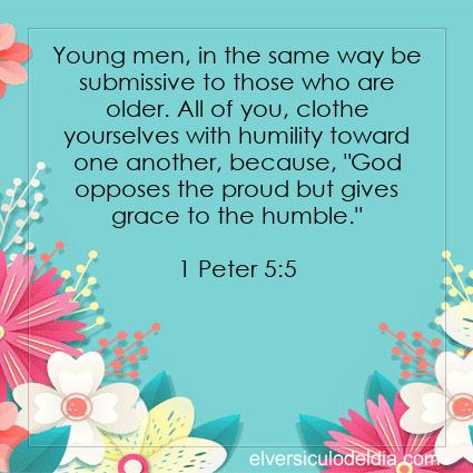 1 Peter 5:5 NIV - Image Verse of the Day