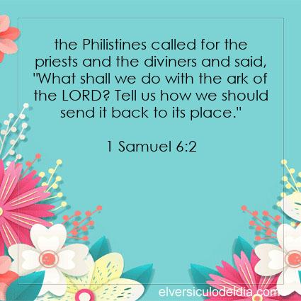 1 Samuel 6:2 NIV - Image Verse of the Day