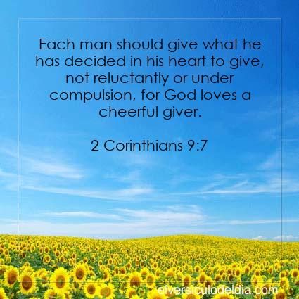 2-Corinthians-9-7-NIV-verse-of-the-day - Imagen Verse of the day