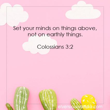 Colossians 3:2 NIV - Image Verse of the Day