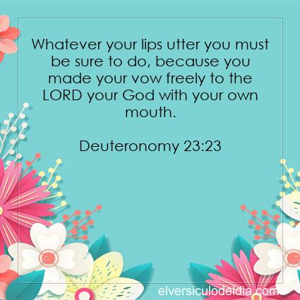 Deuteronomy-23-23-NIV-verse-of-the-day - Imagen Verse of the day