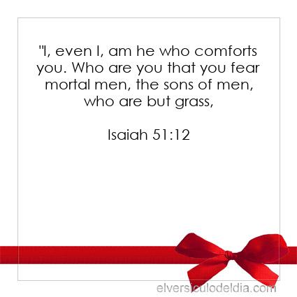 Isaiah 51:12 NIV - Image Verse of the Day
