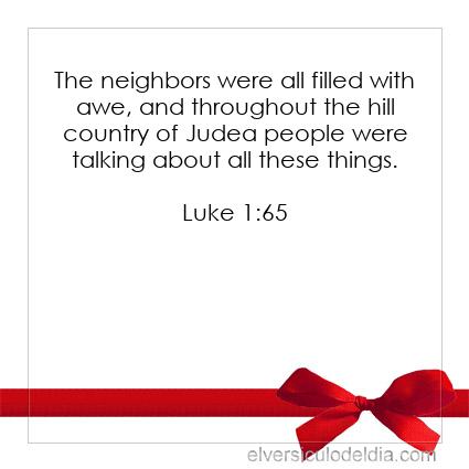 Luke 1:65 NIV - Image Verse of the Day