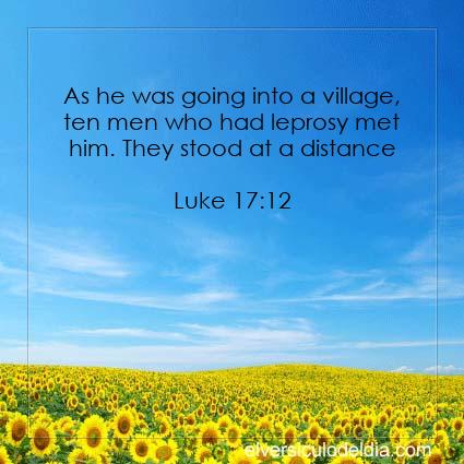 Luke 17:12 NIV - Image Verse of the Day