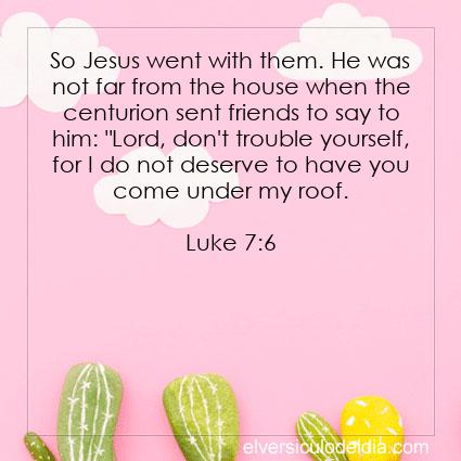 Luke 7:6 NIV - Image Verse of the Day