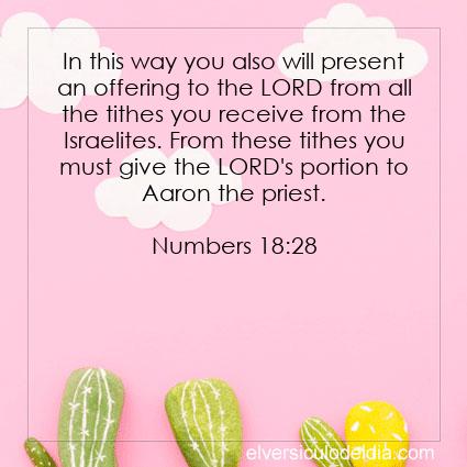 Numbers-18-28-NIV-verse-of-the-day - Imagen Verse of the day