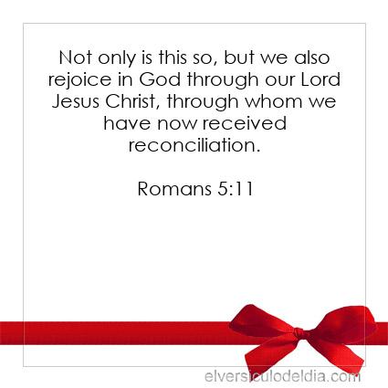 Romans 5:11 NIV - Image Verse of the Day
