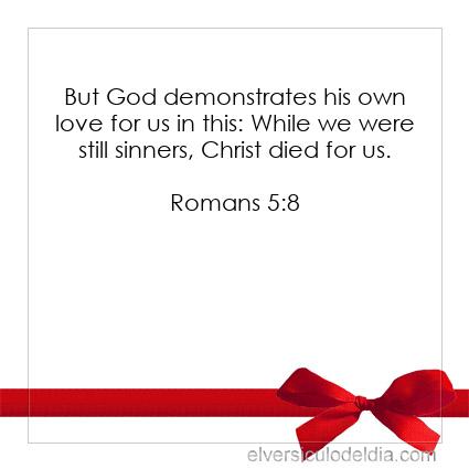 Romans 5:8 NIV - Image Verse of the Day