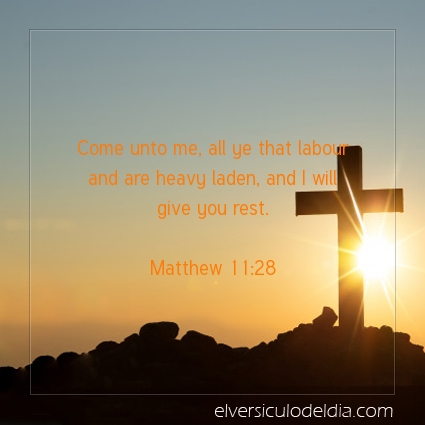 Image The verse of the day Matthew 11:28