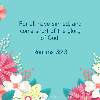 Image The verse of the day Romans 3:23