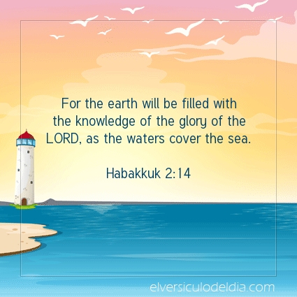 Image The verse of the day Habakkuk 2:14