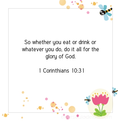 Image The verse of the day 1 Corinthians 10:31