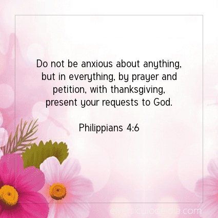 Image The verse of the day Philippians 4:6