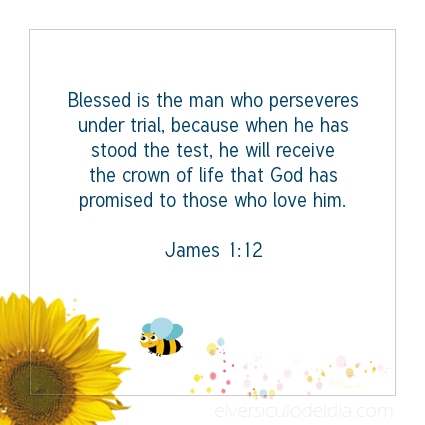 Image The verse of the day James 1:12