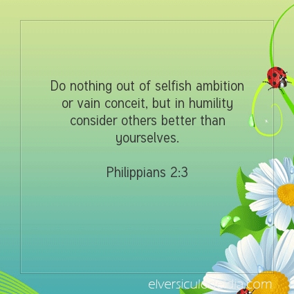 Image The verse of the day Philippians 2:3