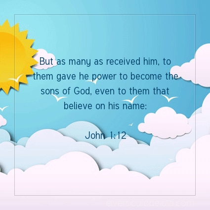 Image The verse of the day John 1:12