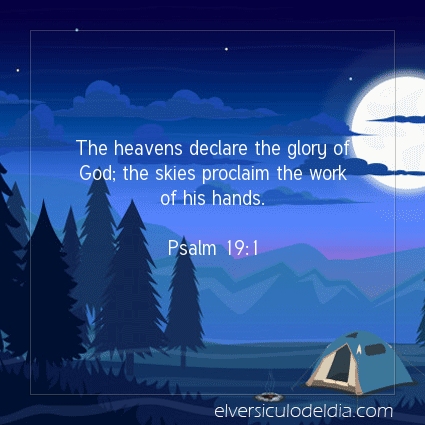 Image The verse of the day Psalm 19:1