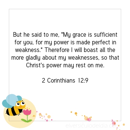 Image The verse of the day 2 Corinthians 12:9