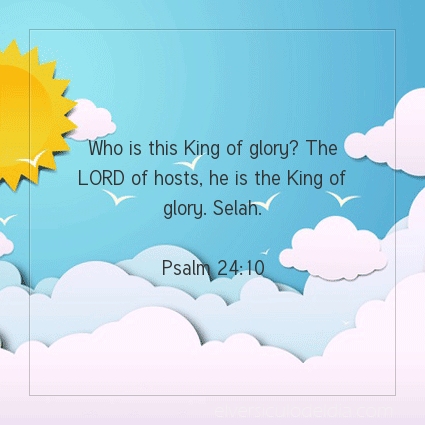 Image The verse of the day Psalm 24:10