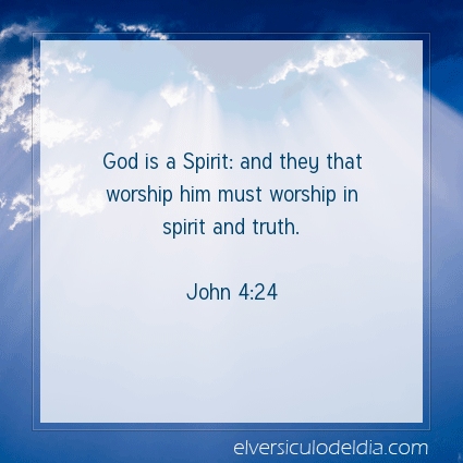 Image The verse of the day John 4:24