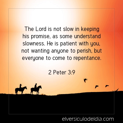 Image The verse of the day 2 Peter 3:9