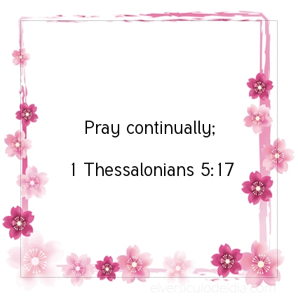 Image The verse of the day 1 Thessalonians 5:17