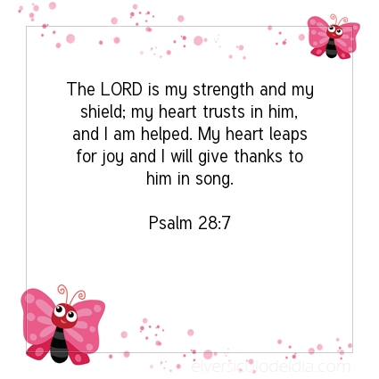 Image The verse of the day Psalm 28:7