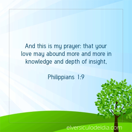 Image The verse of the day Philippians 1:9