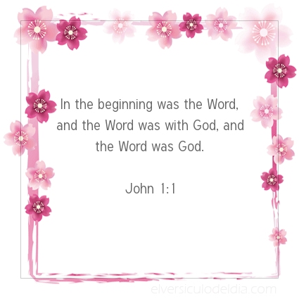 Image The verse of the day John 1:1