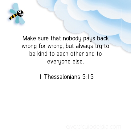 Image The verse of the day 1 Thessalonians 5:15