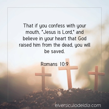 Image The verse of the day Romans 10:9