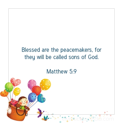 Image The verse of the day Matthew 5:9