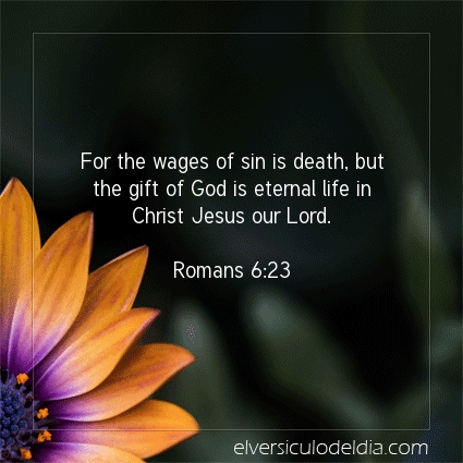 Image The verse of the day Romans 6:23