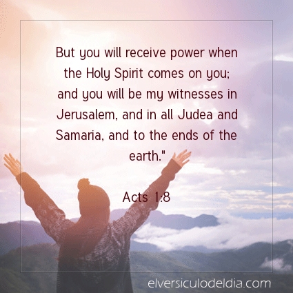 Image The verse of the day Acts 1:8