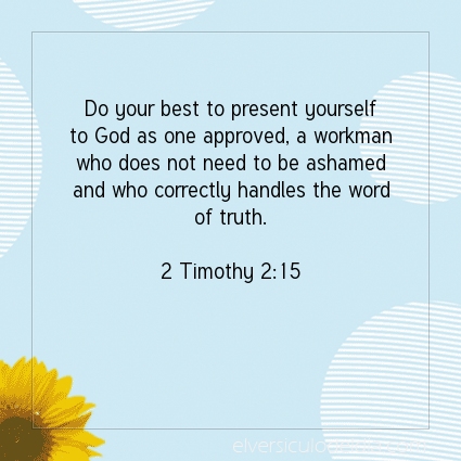 Image The verse of the day 2 Timothy 2:15
