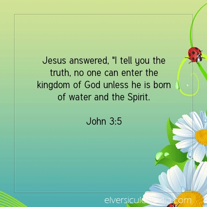 Image The verse of the day John 3:5