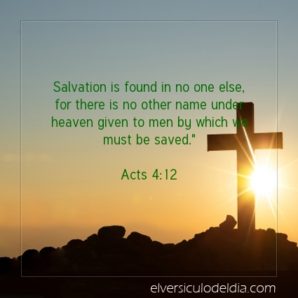 Image The verse of the day Acts 4:12
