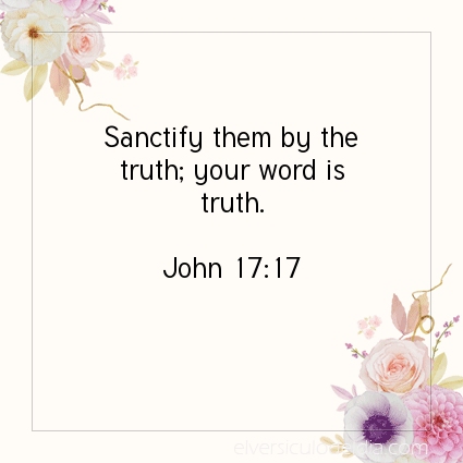 Image The verse of the day John 17:17